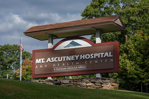 Mt. Ascutney Hospital and Health Center sign