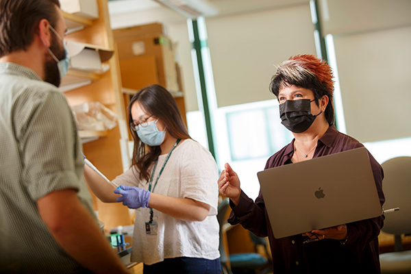 Students participating in practicum