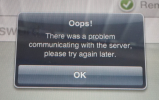 Network error Apple