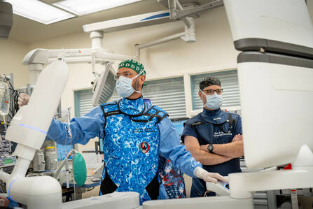 photo of Dartmouth Health’s interventional pulmonology team