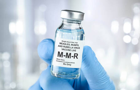 Image of children's measles vaccination