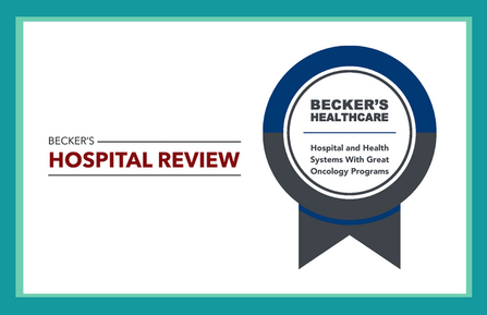 Becker's Healthcare Hospital and Health Systems with Great Oncology Programs Badge