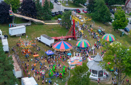 Drone shot of 2024 Hospital Days