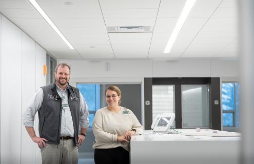 New MICU in the DHMC patient pavilion