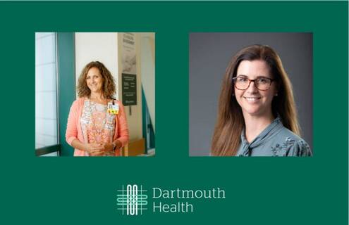 From left, Jean M. Bolger, BS, RN, RD, and Kerrilynn C. Hennessy, MD